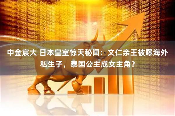 中金宸大 日本皇室惊天秘闻：文仁亲王被曝海外私生子，泰国公主成女主角？